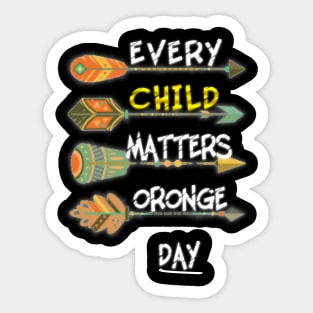 every child matters oronge day Sticker